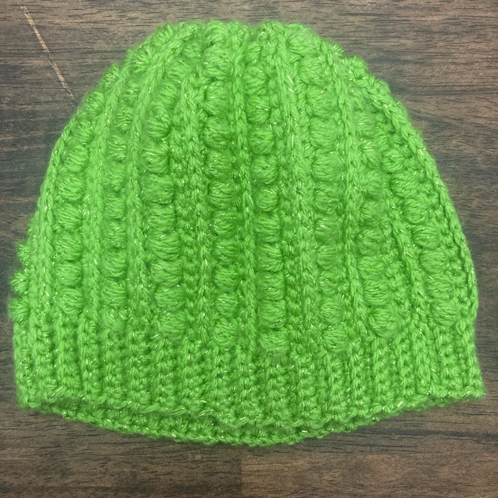 Handmade Crochet Winter Hat, Sock Cap